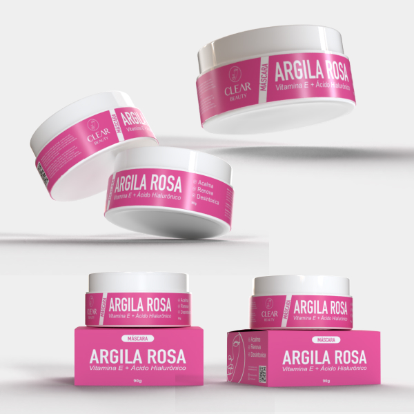 Render 3D de sérum para Clear Beauty