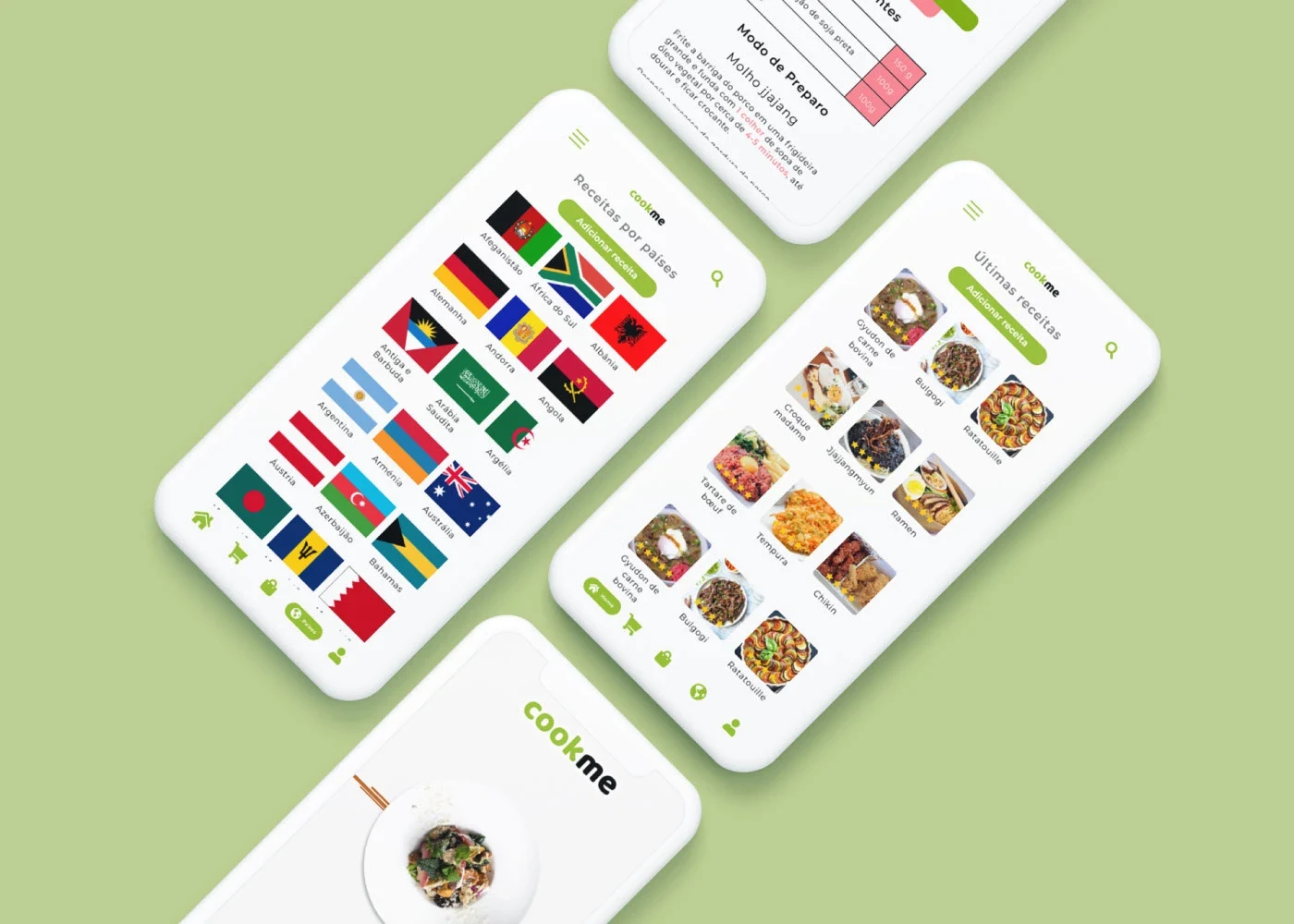 Cookme — App · UI/UX, aplicação 2