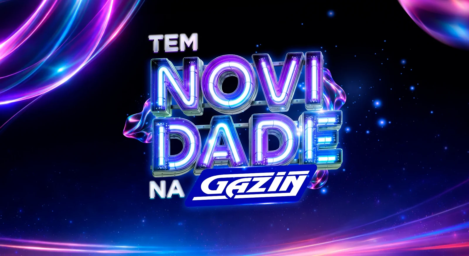 Gazin — Tem novidade — KV de campanha, aplicação 1