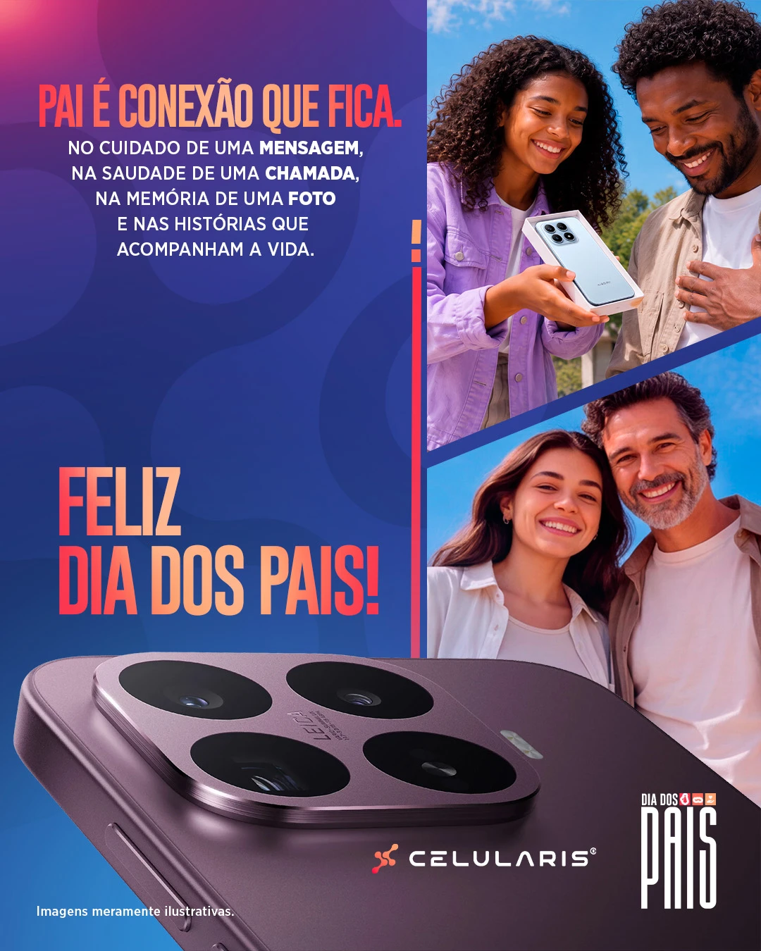 Posts de rede social — Redes sociais · Direção de arte, aplicação 13